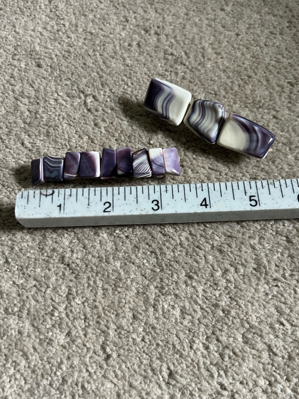 Wampum Hair Barrettes, purchased on Marthas Vineyard